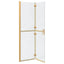 Walk-In brusevæg Guld 110 x 6,5 x 190 cm