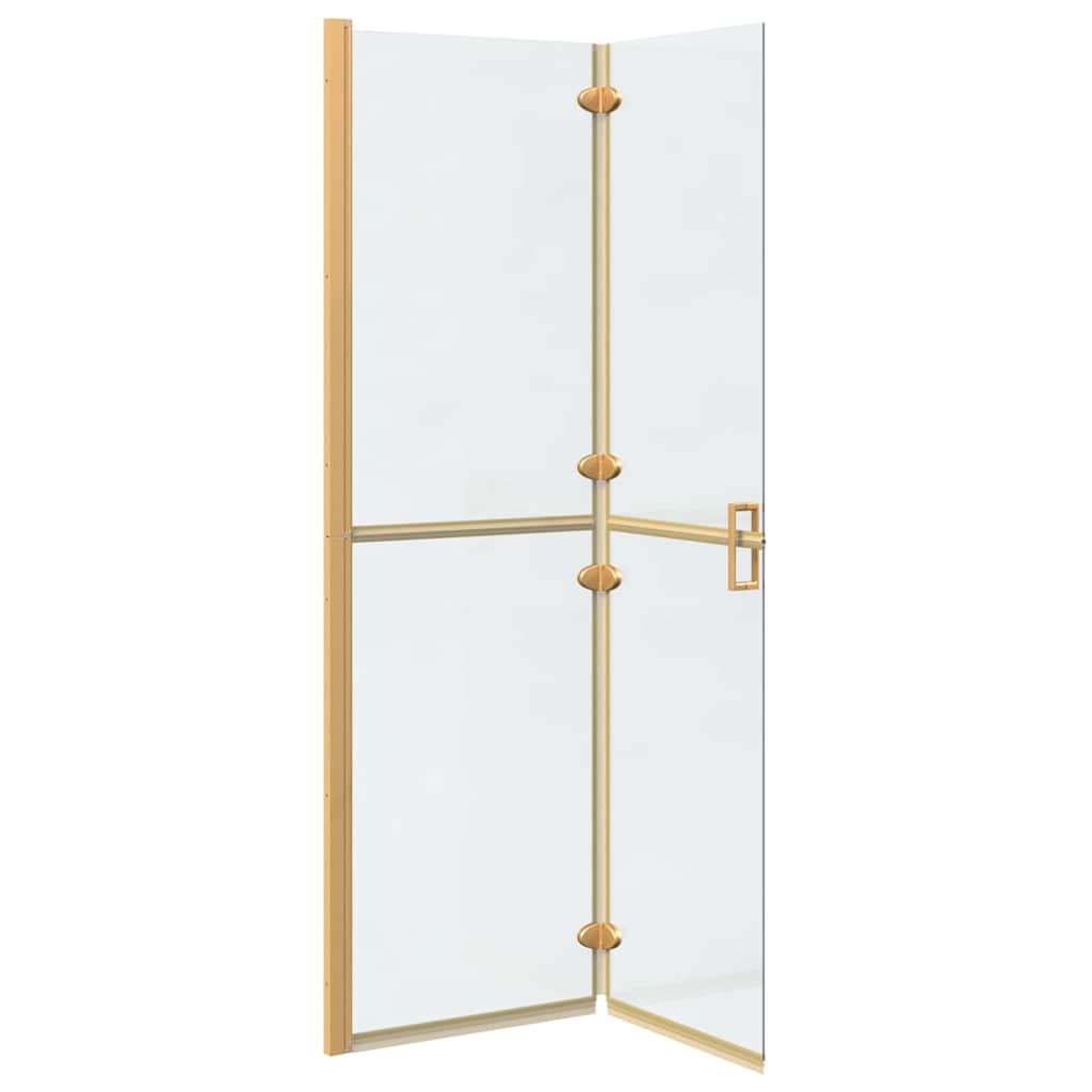 Walk-In brusevæg Guld 110 x 6,5 x 190 cm