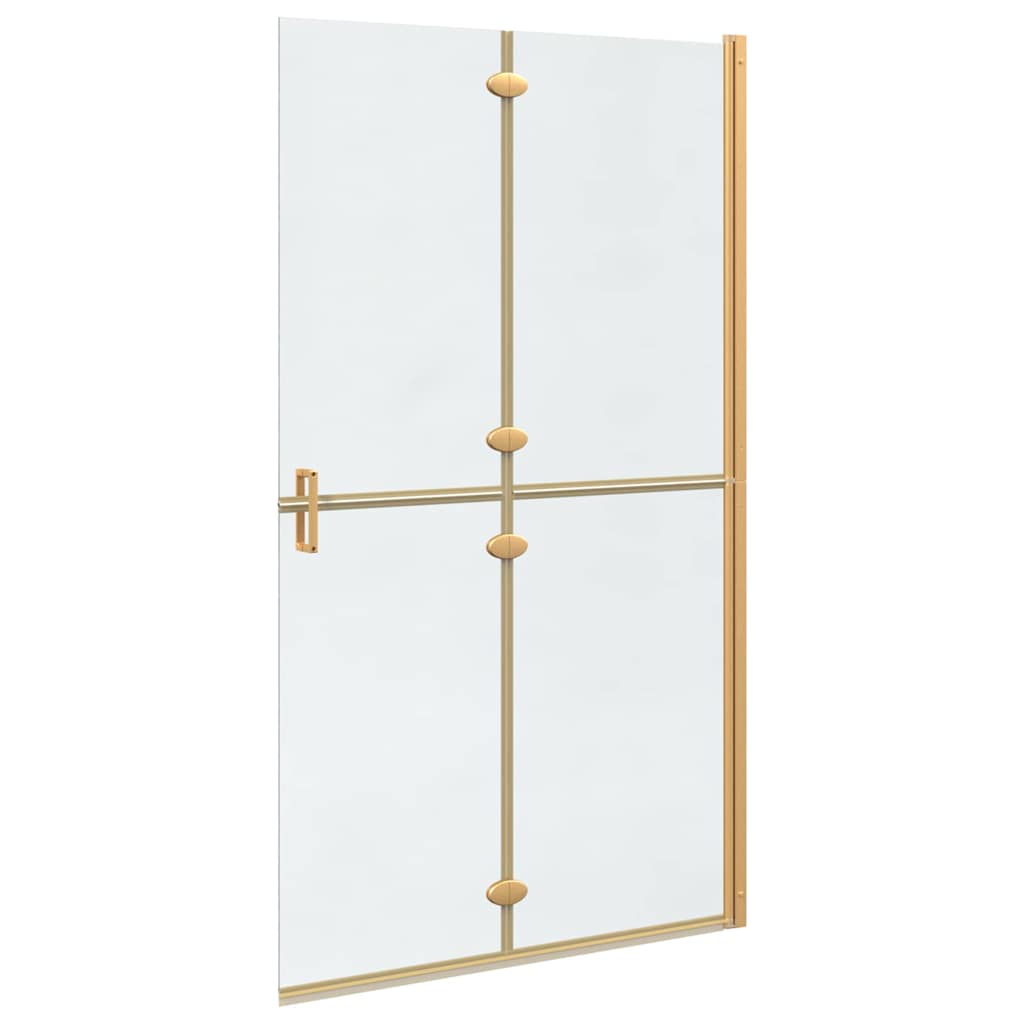 Walk-In brusevæg Guld 110 x 6,5 x 190 cm