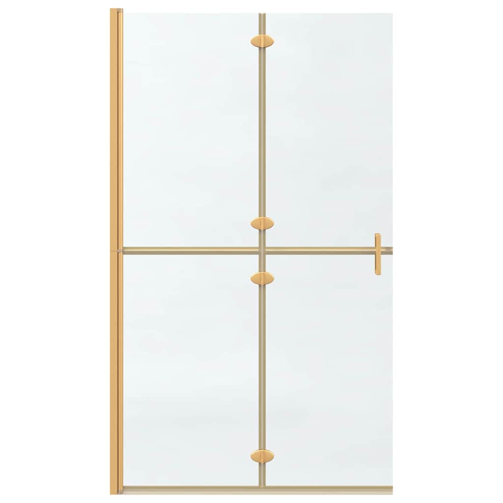 Walk-In brusevæg Guld 110 x 6,5 x 190 cm