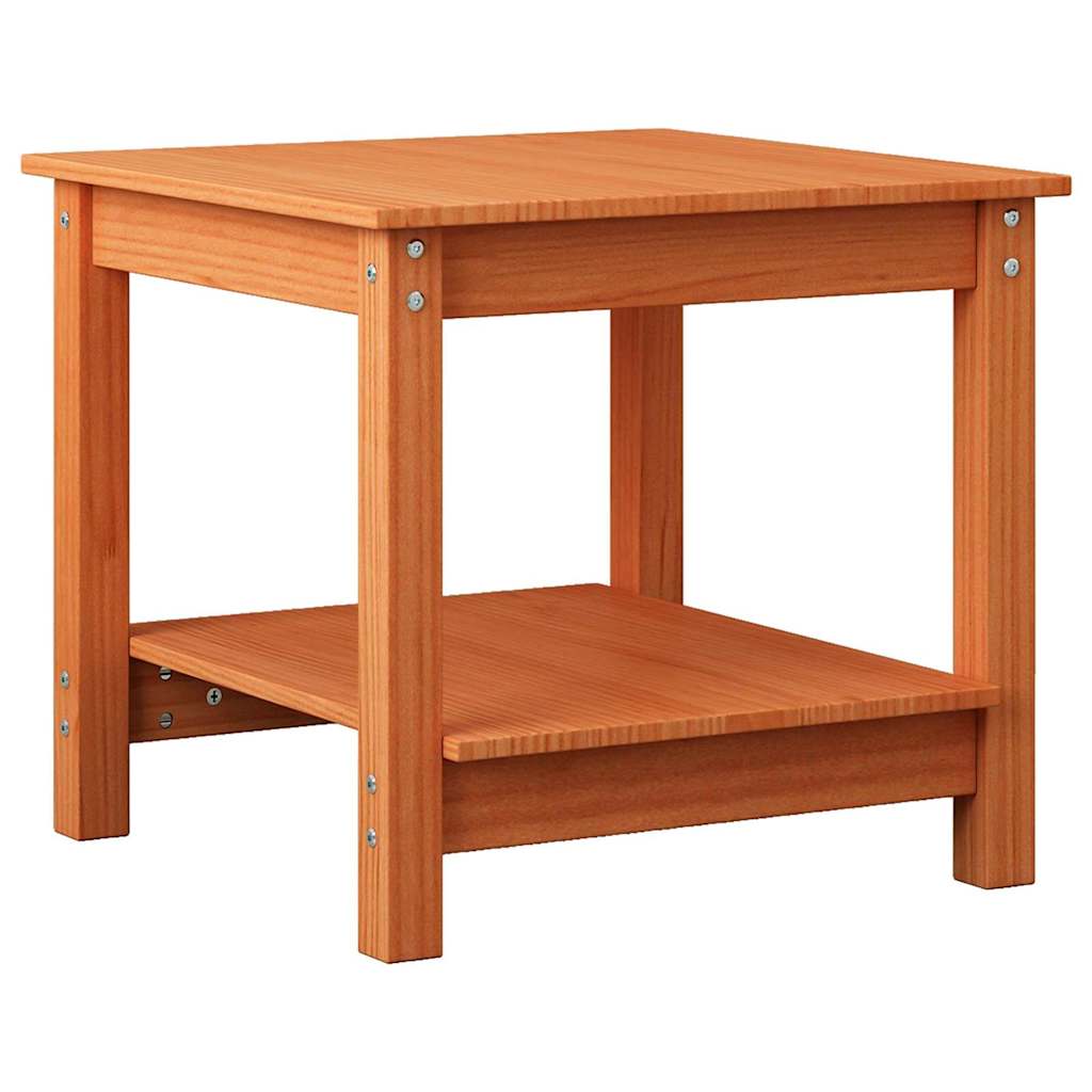 Sofabord Gyldenbrun 50 x 50 x 45 cm Massivt fyrretræ