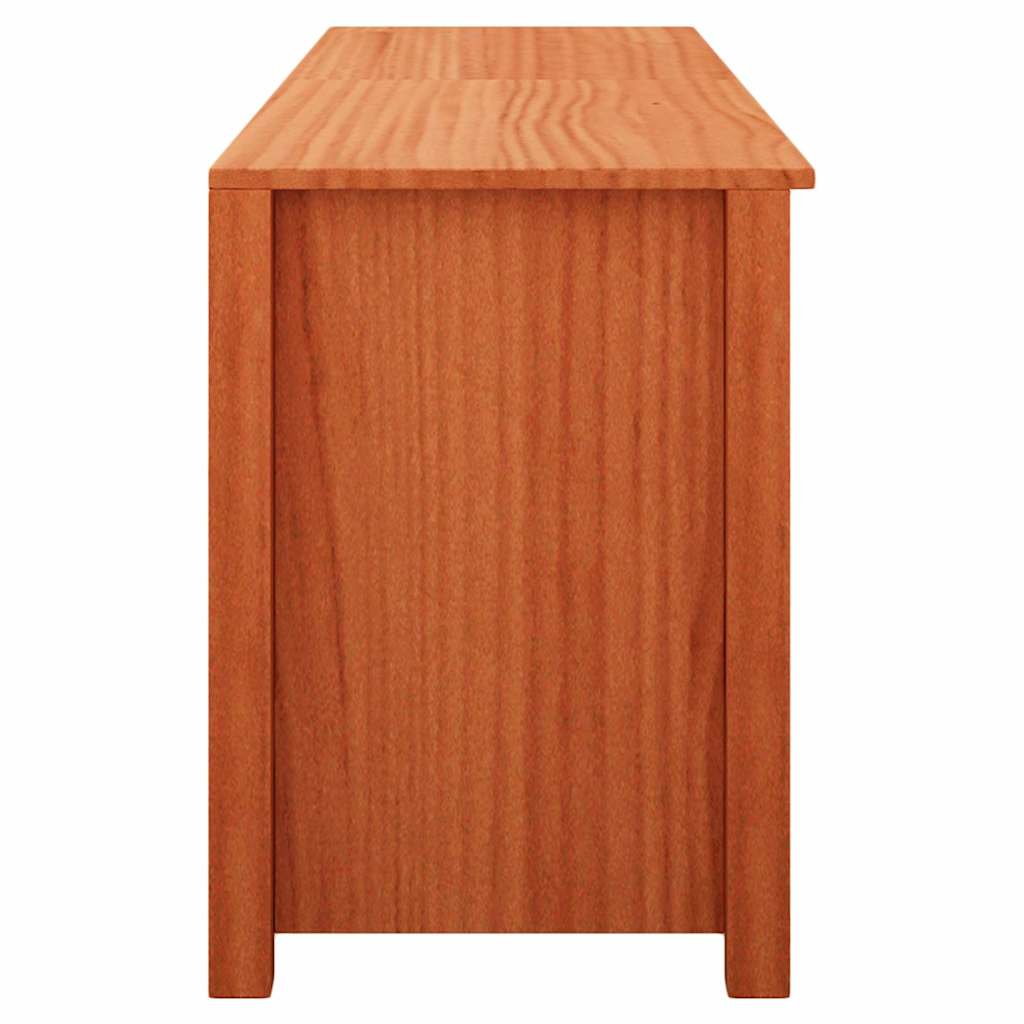 Sko bænk 160 x 36,5 x 50 cm Voksbrun