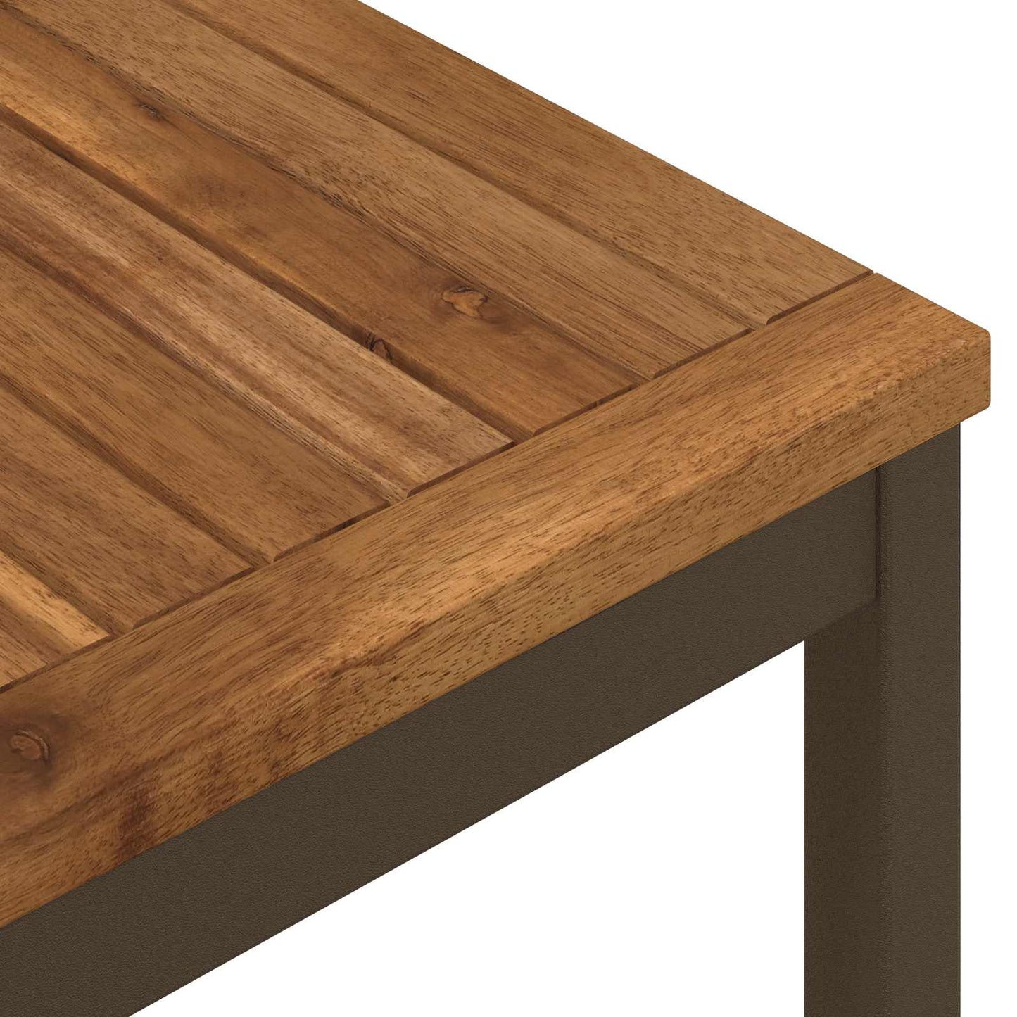 Havemiddagstabel Naturlig og Kaffe 196 x 100,5 x 75 cm