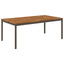 Havemiddagstabel Naturlig og Kaffe 196 x 100,5 x 75 cm