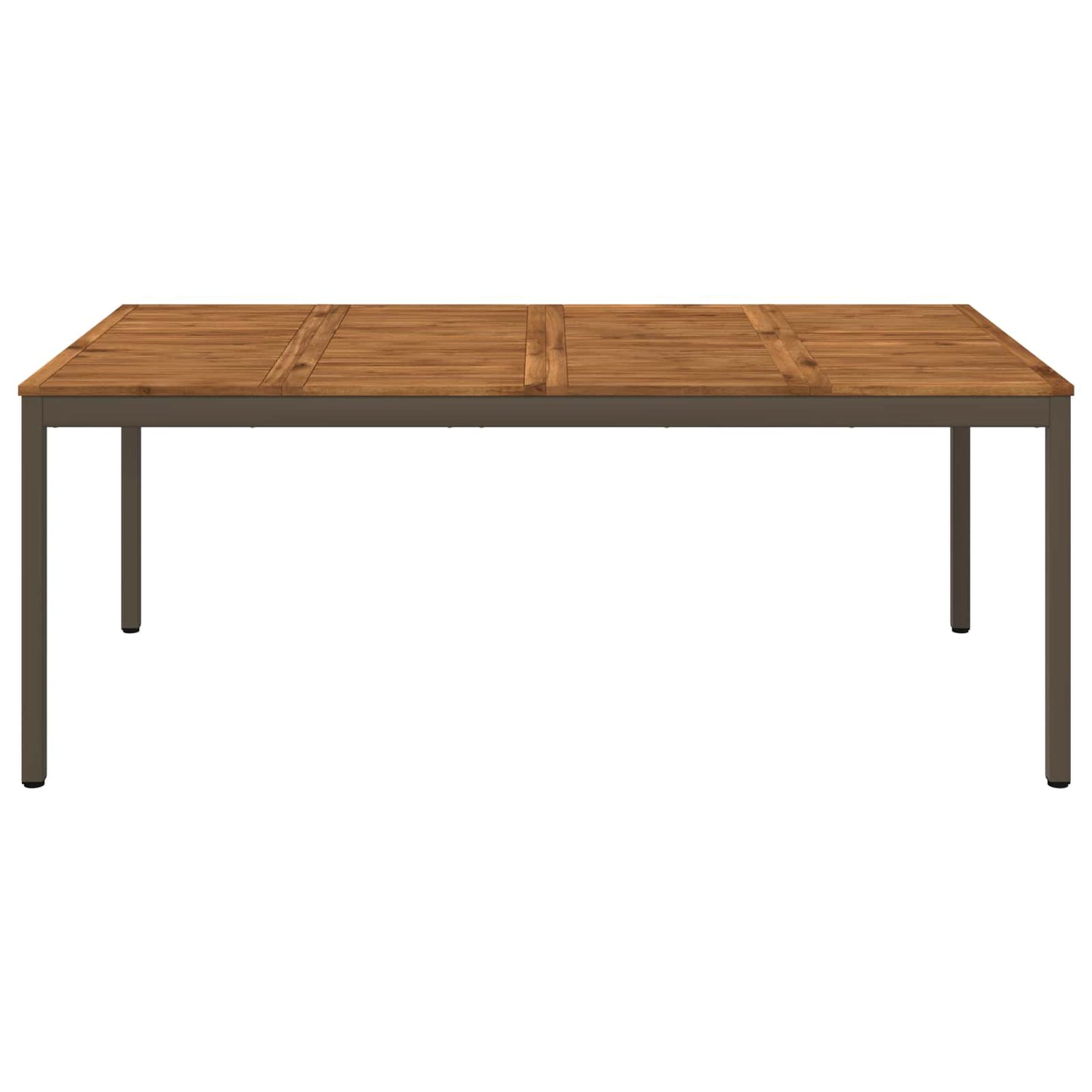 Havemiddagstabel Naturlig og Kaffe 196 x 100,5 x 75 cm