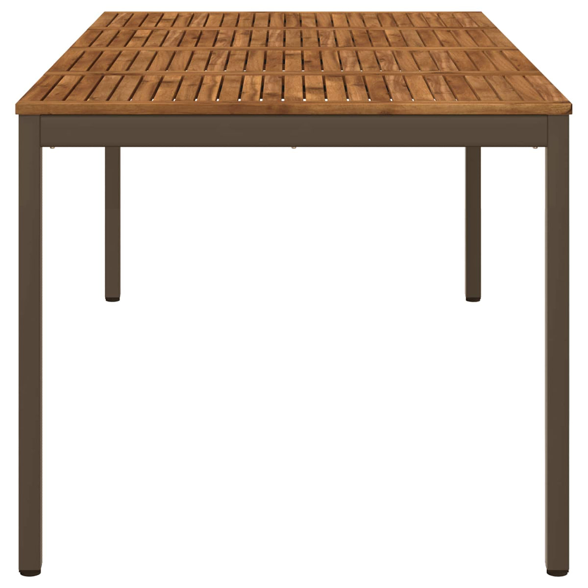 Havemiddagstabel Naturlig og Kaffe 196 x 100,5 x 75 cm