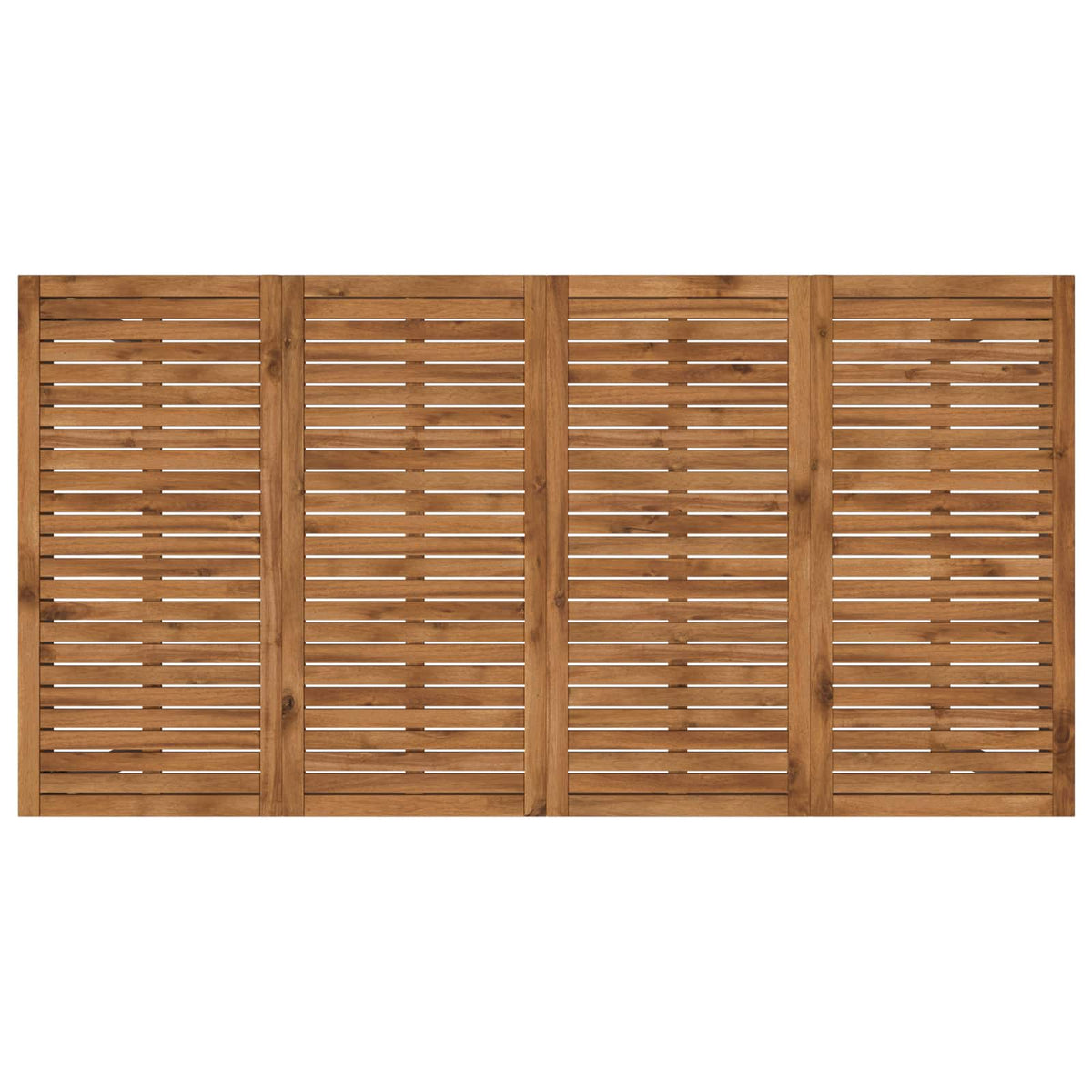 Havemiddagstabel Naturlig og Kaffe 196 x 100,5 x 75 cm