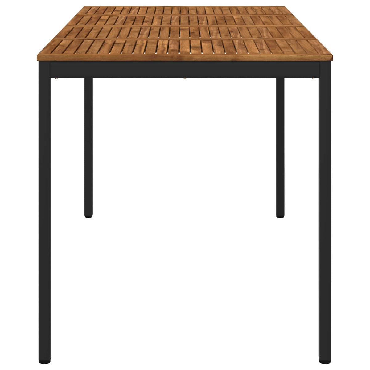 Have Bar Bord Naturfarvet og sort 196 x 100,5 x 105 cm