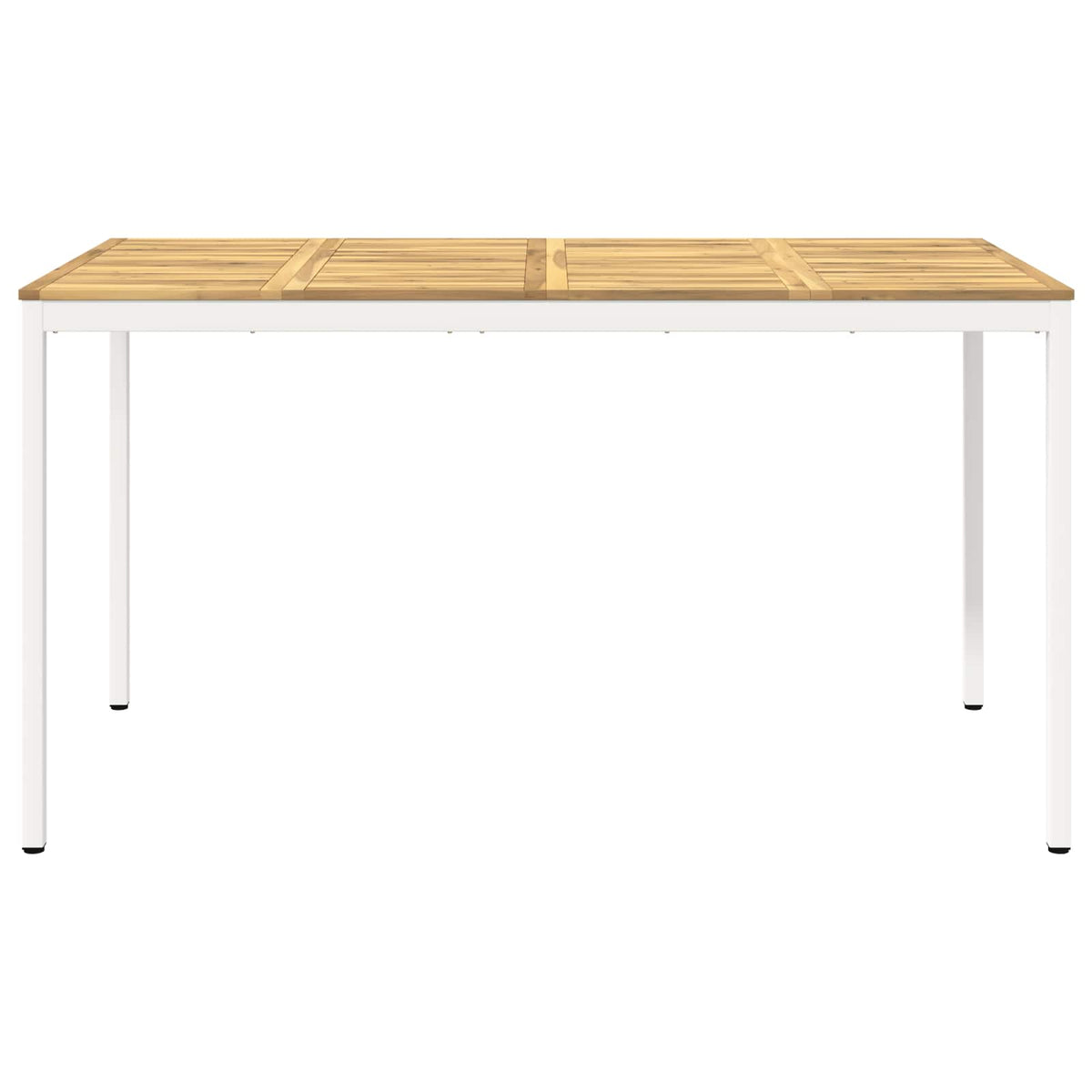 Have Bar Bord Hvid 196 x 100,5 x 105 cm Massivt Akacietræ
