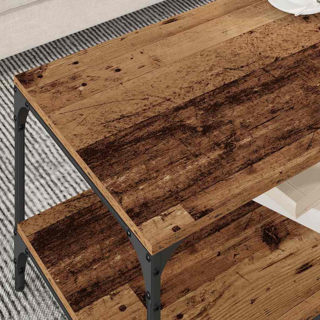 Sofabord Gammelt træ 80 x 50 x 40 cm Konstrueret træ