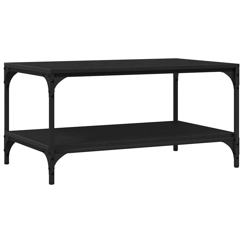 Sofabord Sort eg 82 x 50 x 40 cm Konstrueret træ