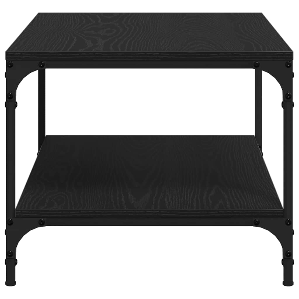 Sofabord Sort eg 82 x 50 x 40 cm Konstrueret træ