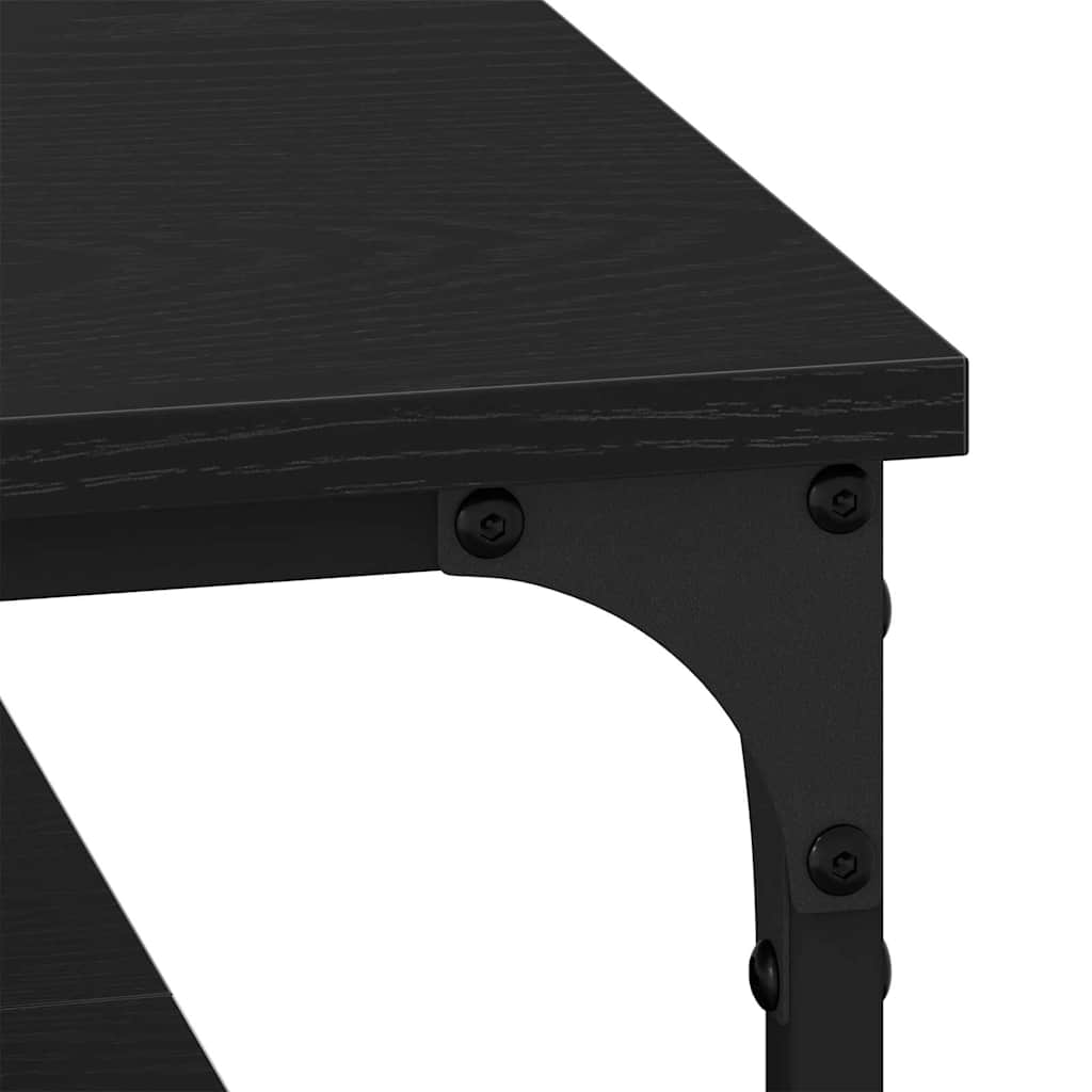 Sofabord Sort eg 80 x 80 x 40 cm Konstrueret træ