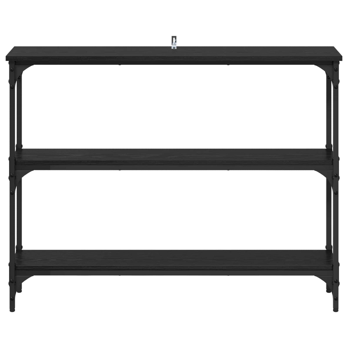 Konsolbord Sort eg 100 x 22,5 x 75 cm Konstrueret træ