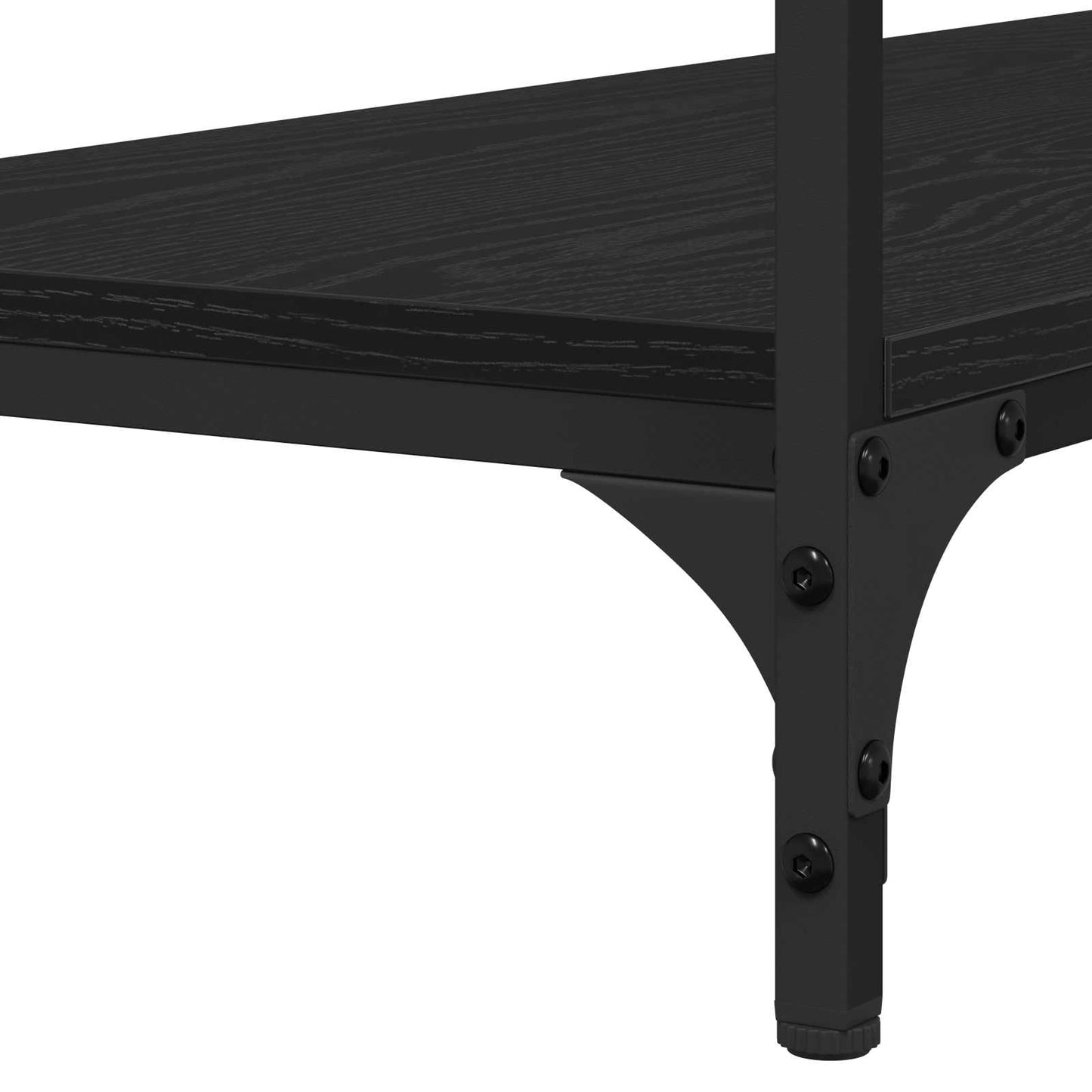 Konsolbord Sort eg 100 x 34.5 x 75 cm Konstrueret træ