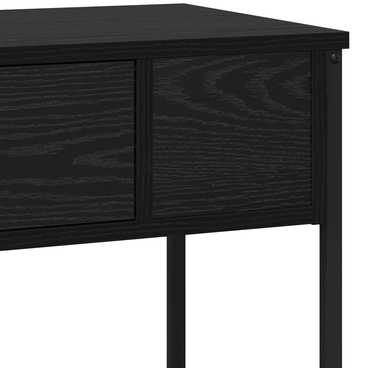 Konsolbord Sort eg 100 x 34.5 x 75 cm Konstrueret træ