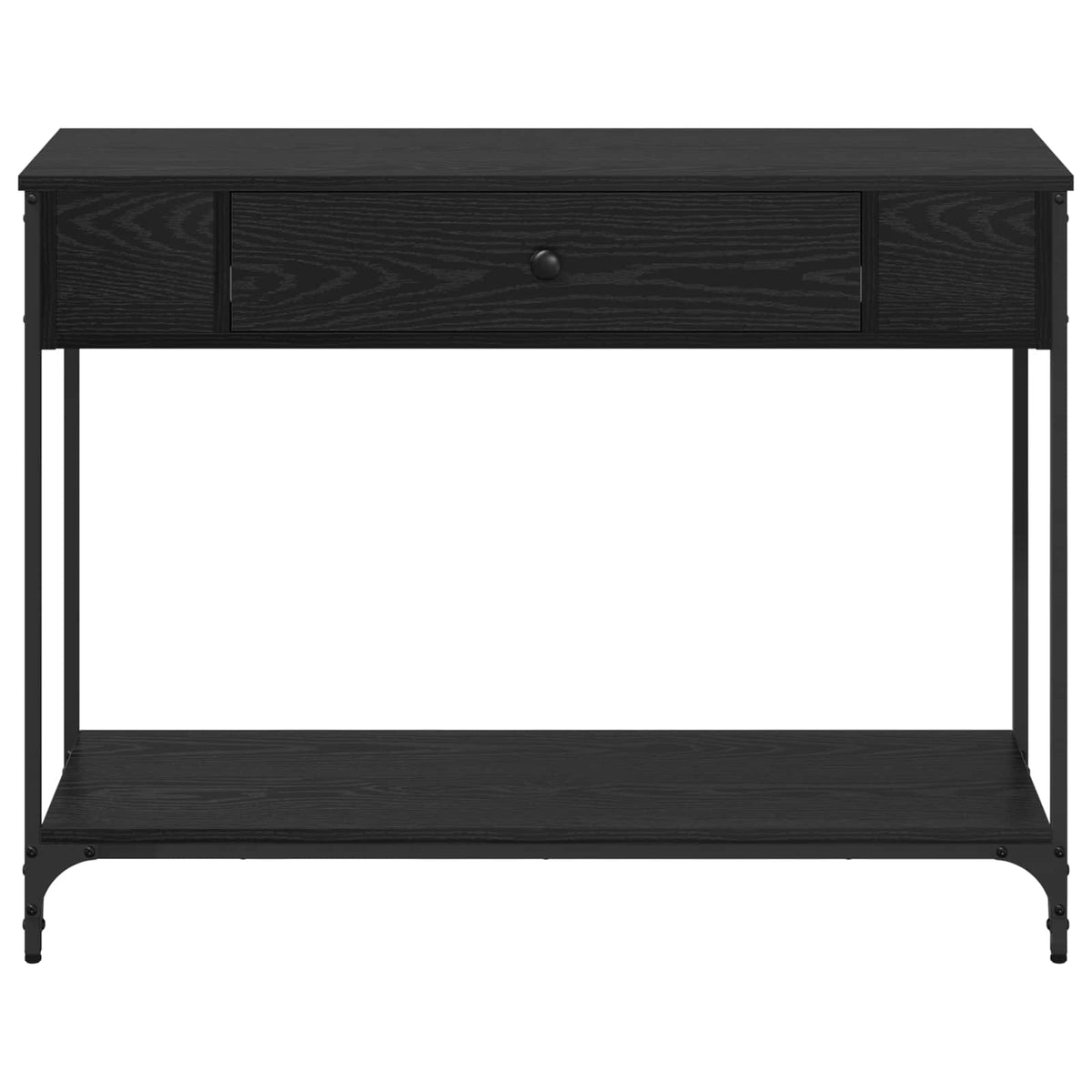 Konsolbord Sort eg 100 x 34.5 x 75 cm Konstrueret træ