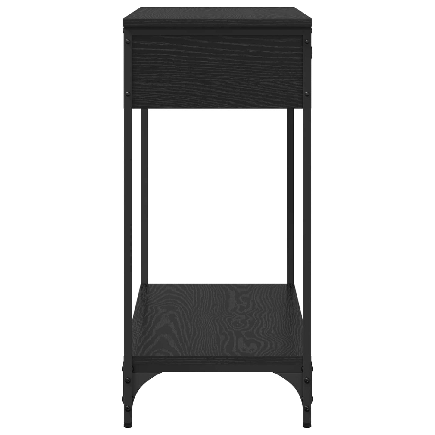 Konsolbord Sort eg 100 x 34.5 x 75 cm Konstrueret træ