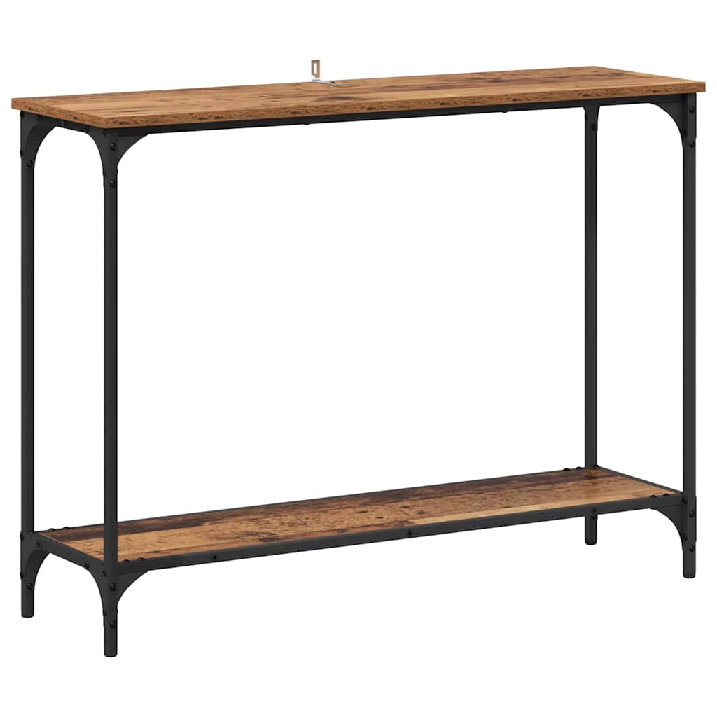 Konsolbord Gammelt træ 101 x 30.5 x 75 cm Konstrueret træ