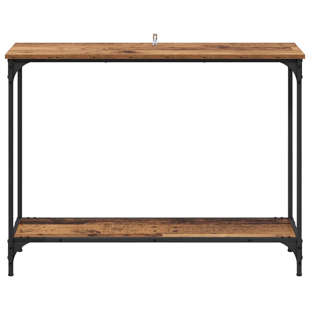 Konsolbord Gammelt træ 101 x 30.5 x 75 cm Konstrueret træ