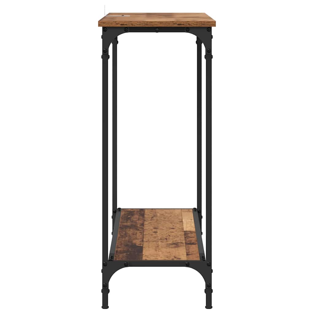 Konsolbord Gammelt træ 101 x 30.5 x 75 cm Konstrueret træ
