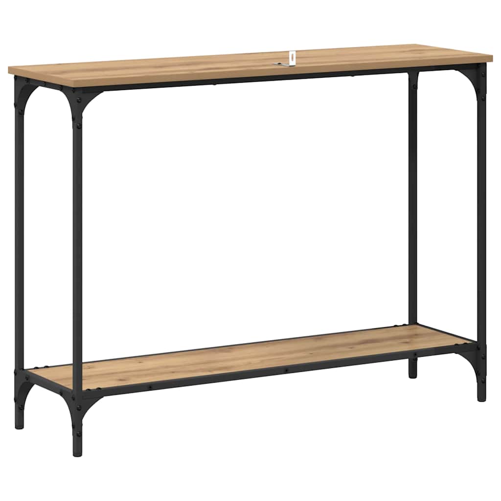 Konsolbord artisan eg 101 x 30.5 x 75 cm Konstrueret træ