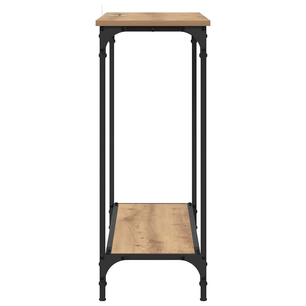 Konsolbord artisan eg 101 x 30.5 x 75 cm Konstrueret træ