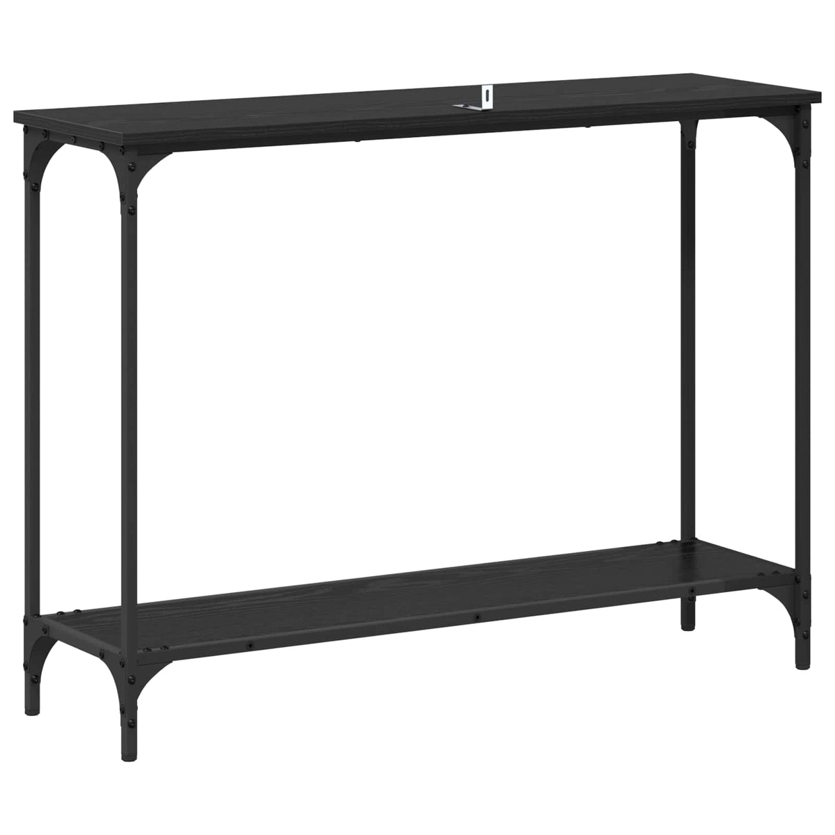 Konsolbord Sort eg 101 x 30.5 x 75 cm Konstrueret træ