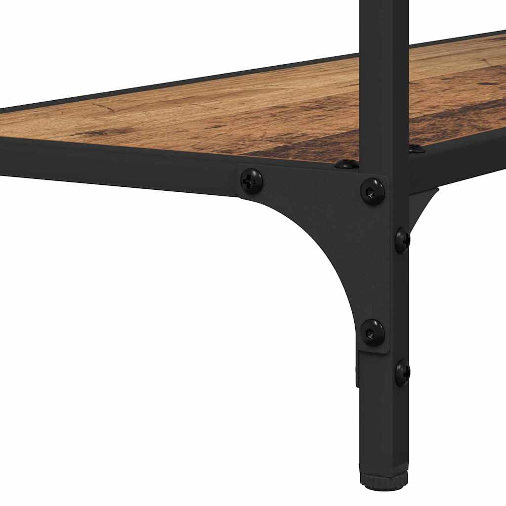 Konsolbord Gammelt træ 75 x 30.5 x 75 cm Konstrueret træ