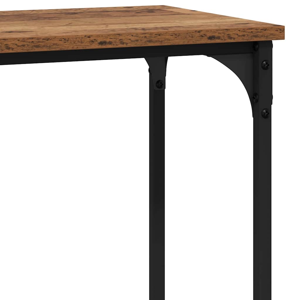 Konsolbord Gammelt træ 75 x 30.5 x 75 cm Konstrueret træ