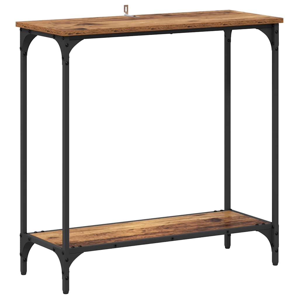 Konsolbord Gammelt træ 75 x 30.5 x 75 cm Konstrueret træ