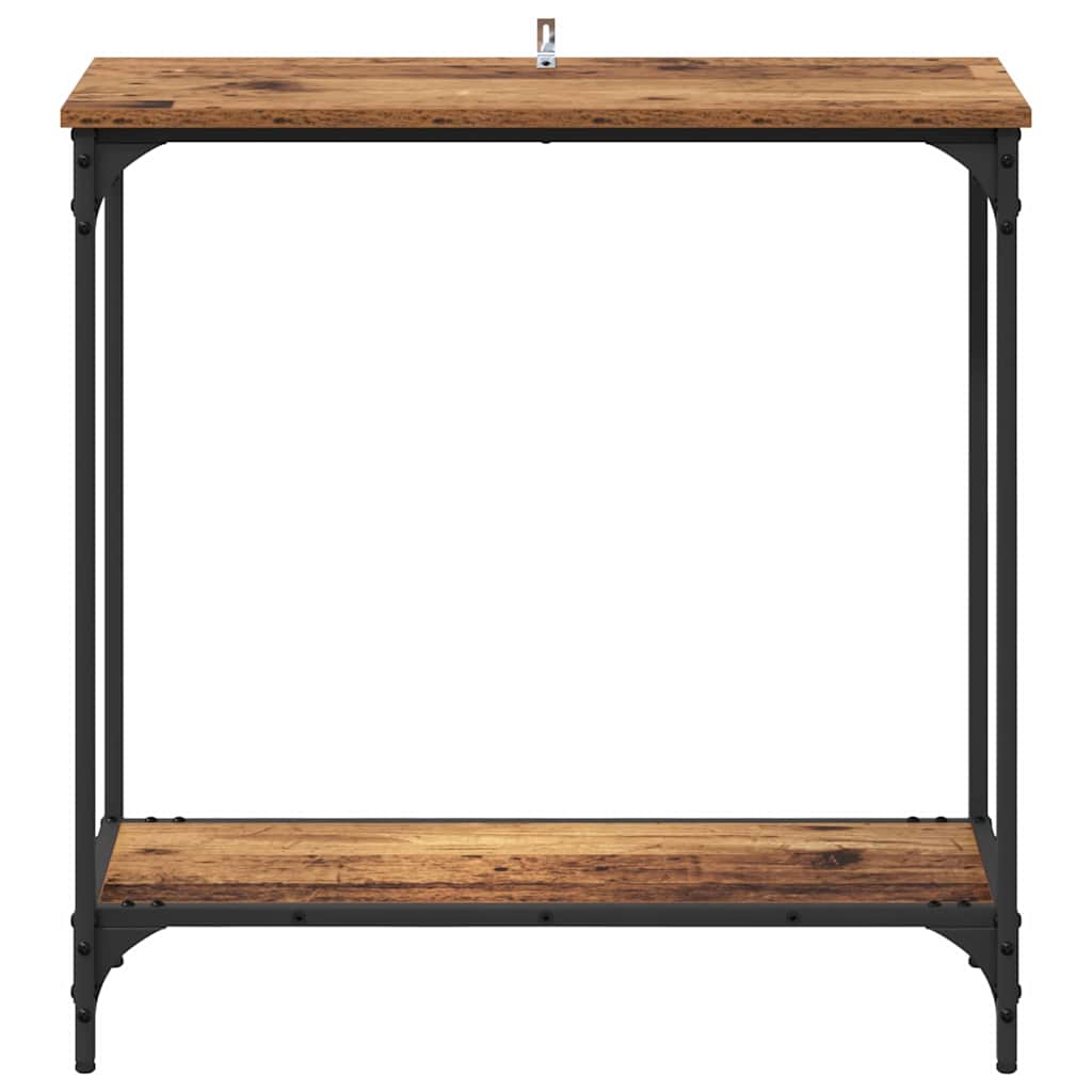 Konsolbord Gammelt træ 75 x 30.5 x 75 cm Konstrueret træ