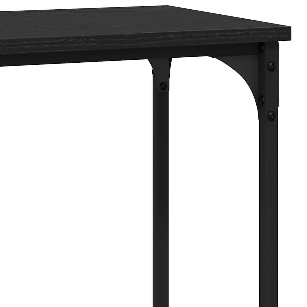 Konsolbord Sort eg 75 x 30.5 x 75 cm Konstrueret træ