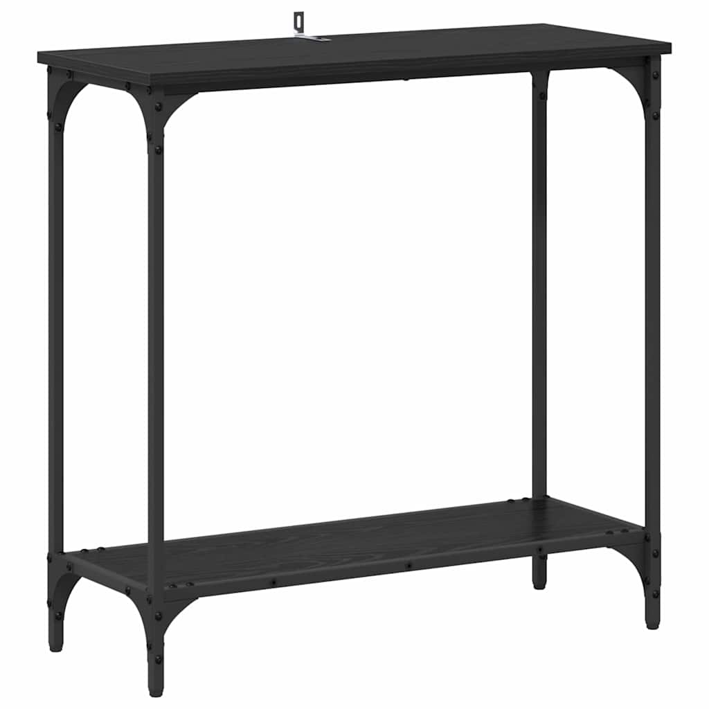 Konsolbord Sort eg 75 x 30.5 x 75 cm Konstrueret træ