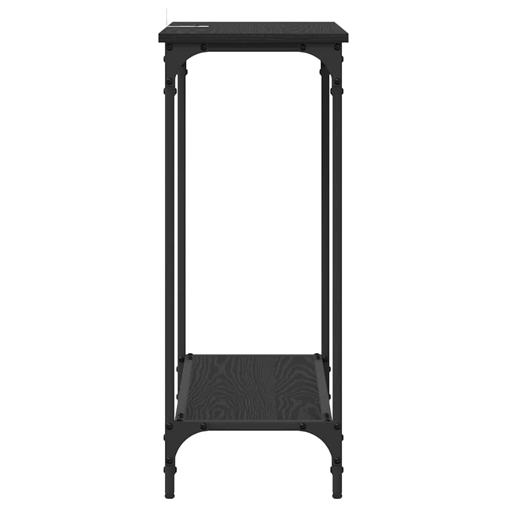 Konsolbord Sort eg 75 x 30.5 x 75 cm Konstrueret træ