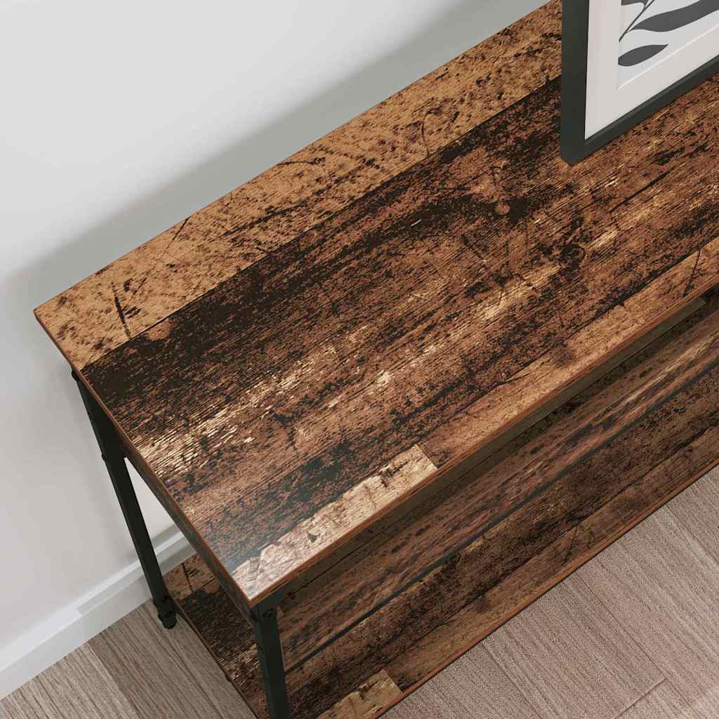 Konsolbord Gammelt træ 100 x 29 x 75 cm Konstrueret træ