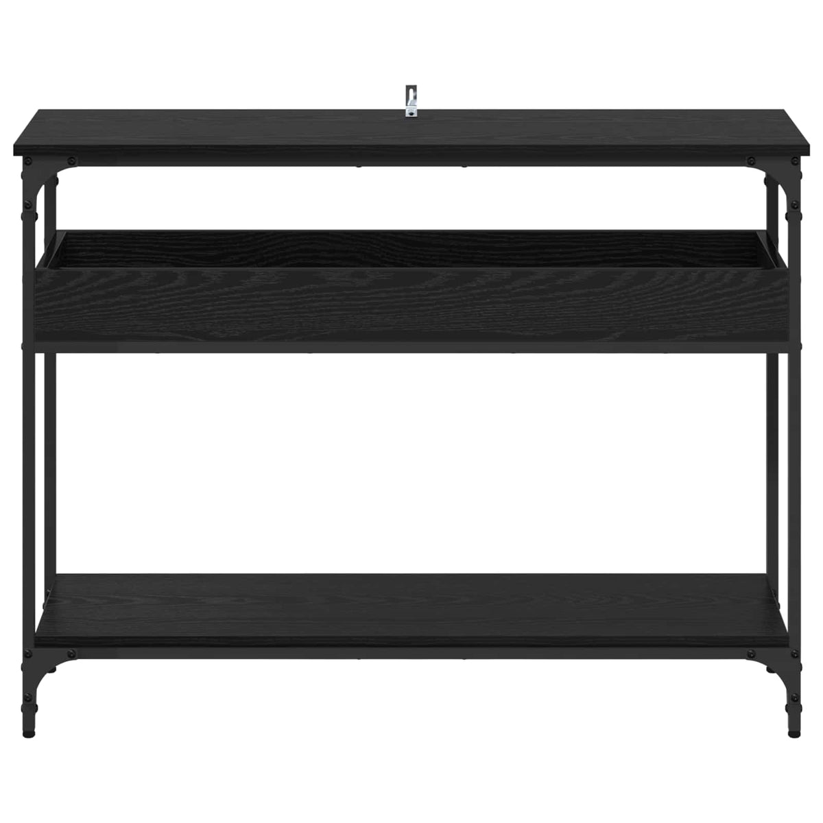 Konsolbord Sort eg 100 x 29 x 75 cm Konstrueret træ