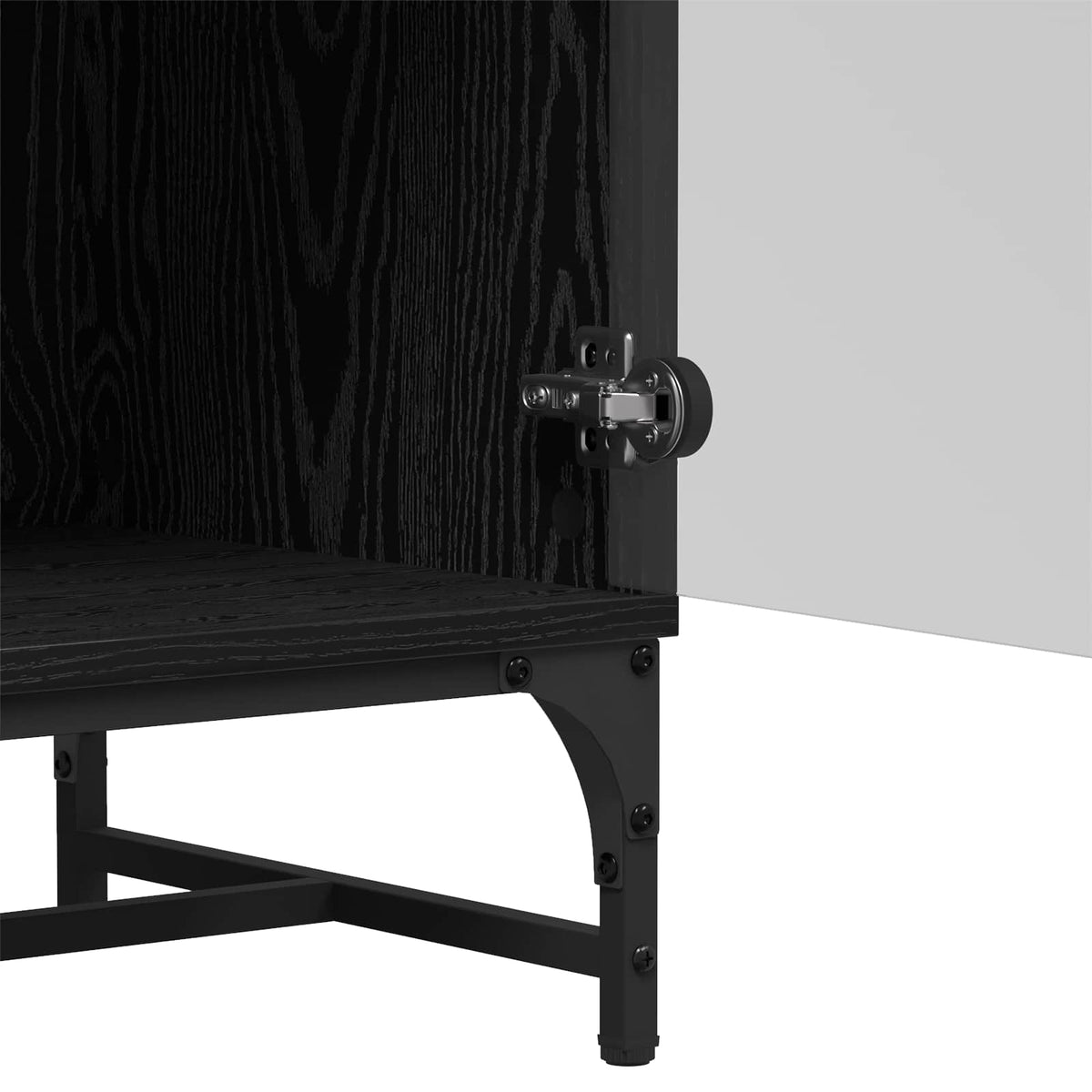 Sideboard Sort eg 35 x 37 x 117 cm