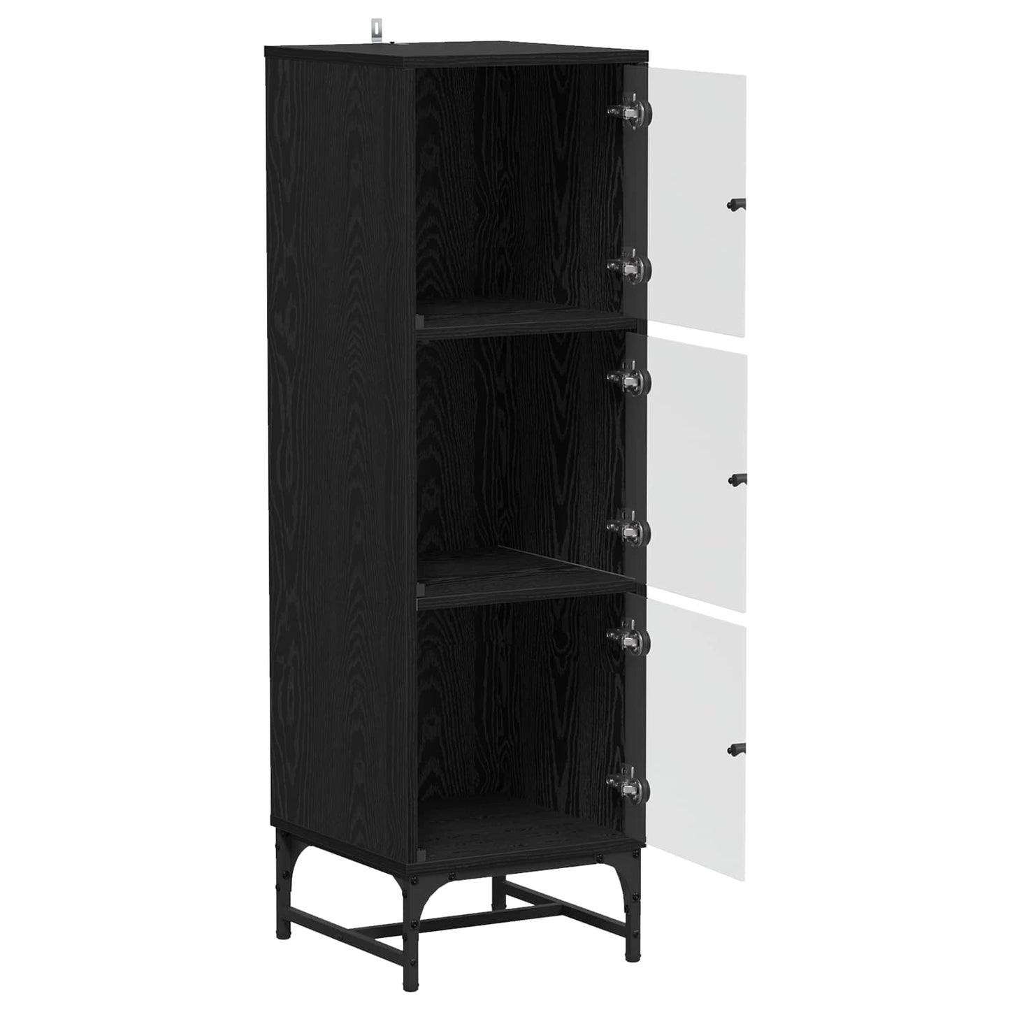 Sideboard Sort eg 35 x 37 x 117 cm