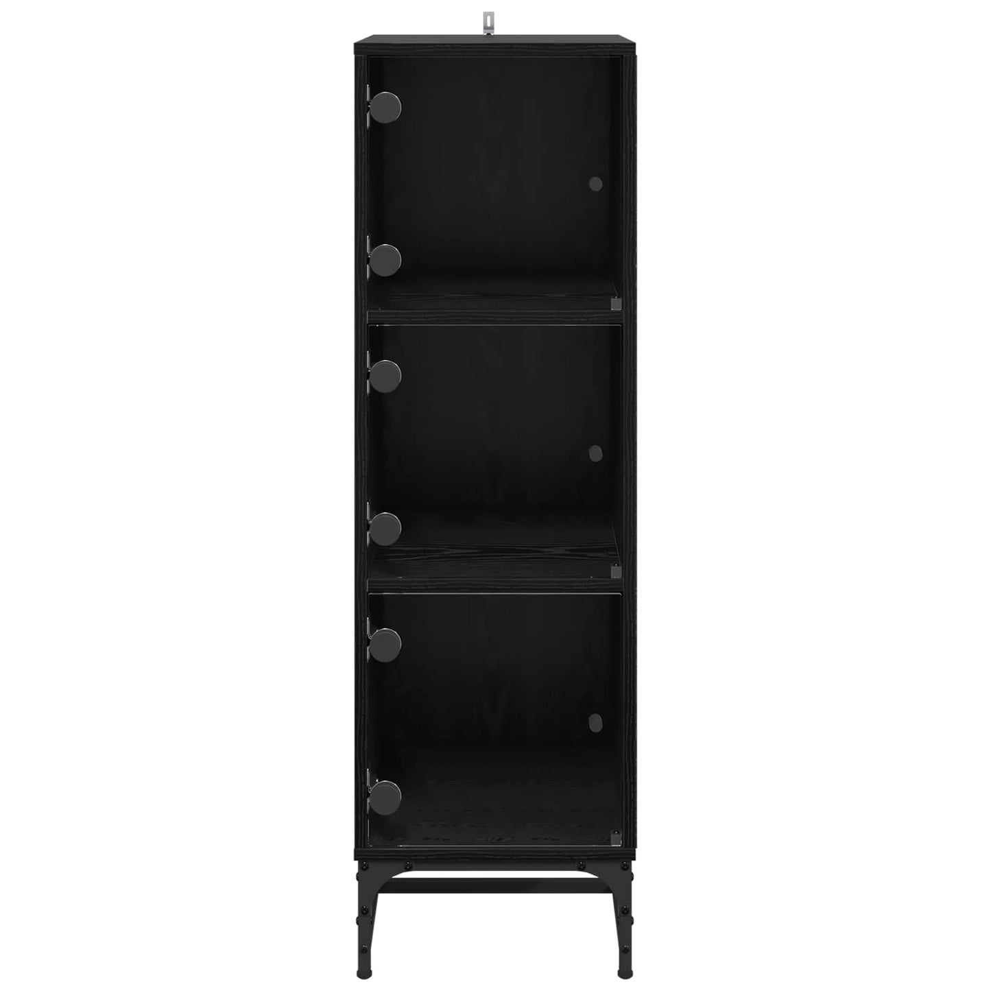 Sideboard Sort eg 35 x 37 x 117 cm