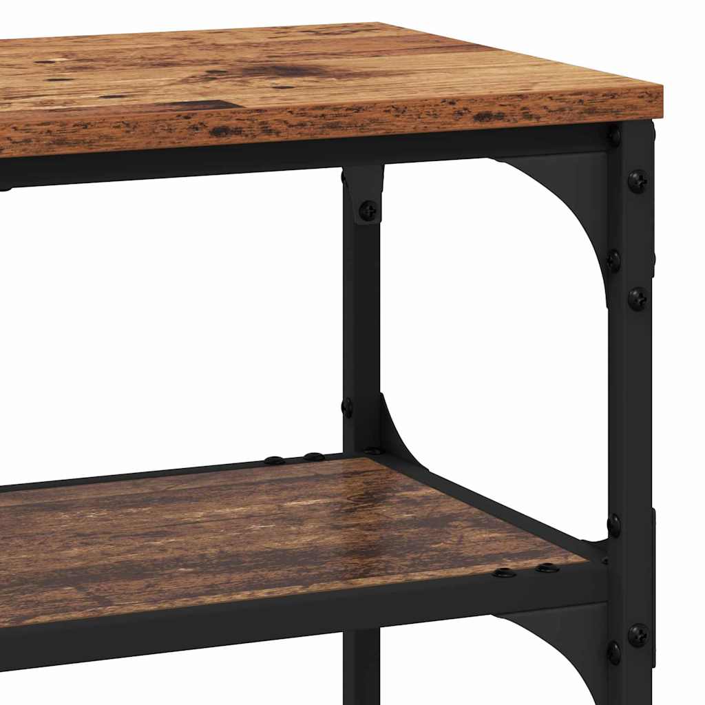 Konsolbord Gammelt træ 100 x 30 x 75 cm Konstrueret træ