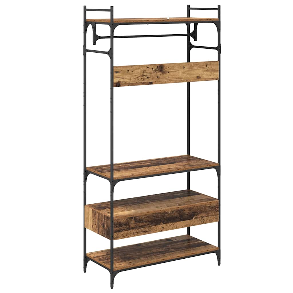 Garderobeskab Gammelt træ 89 x 39 x 184.5 cm Konstrueret træ