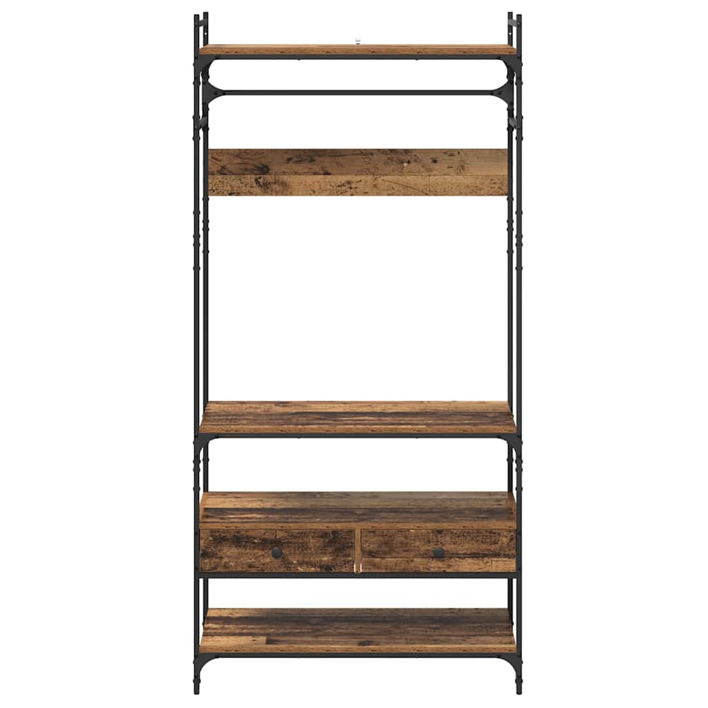 Garderobeskab Gammelt træ 89 x 39 x 184.5 cm Konstrueret træ