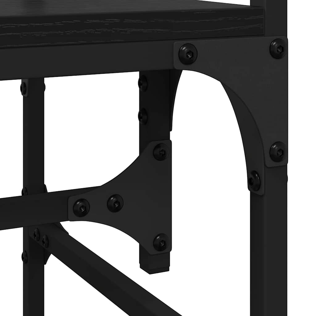 Garderobeskab Sort eg 89 x 39 x 184.5 cm Konstrueret træ