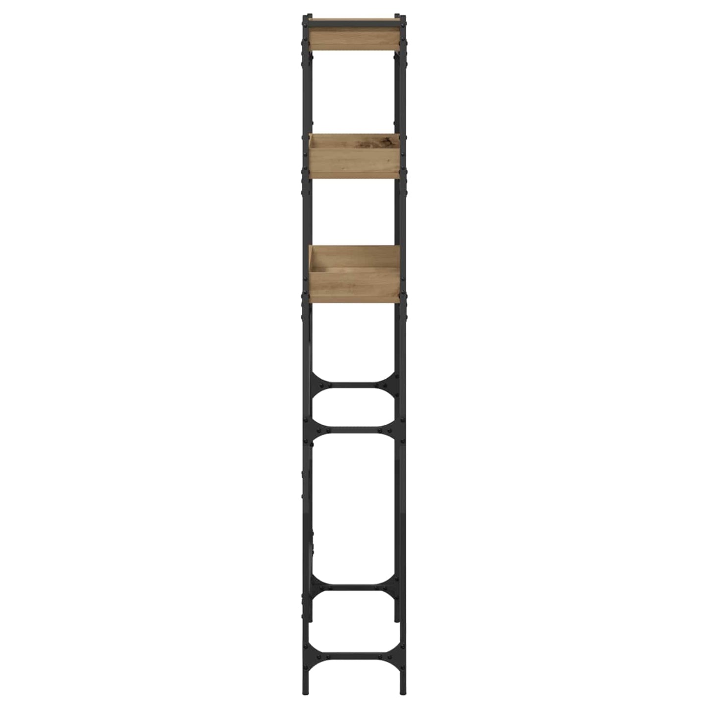 Vaskemaskinehylde med hylde Artisan Egetræ 67 x 25 x 163 cm