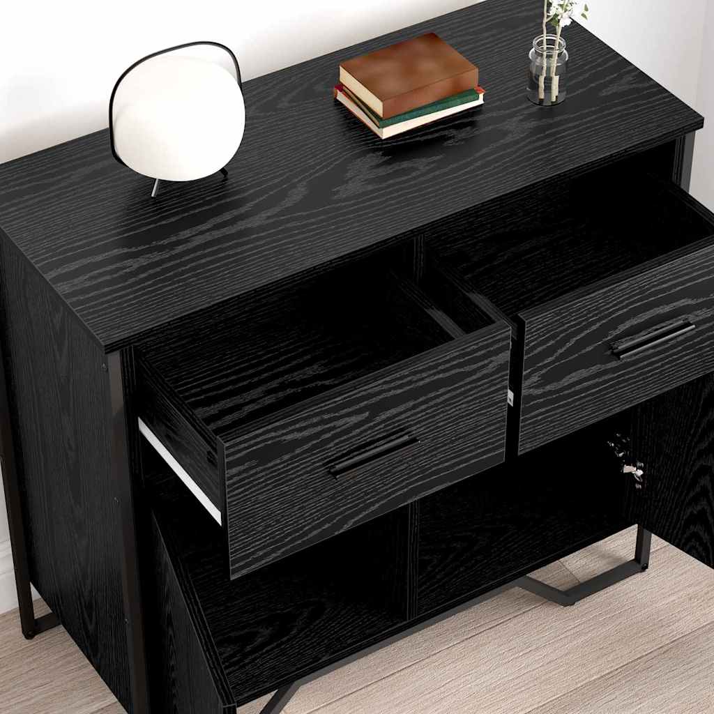Sideboard Sort eg 79,5 x 35,5 x 74,5 cm