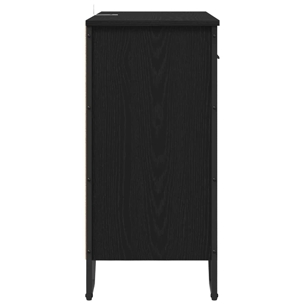 Sideboard Sort eg 79,5 x 35,5 x 74,5 cm