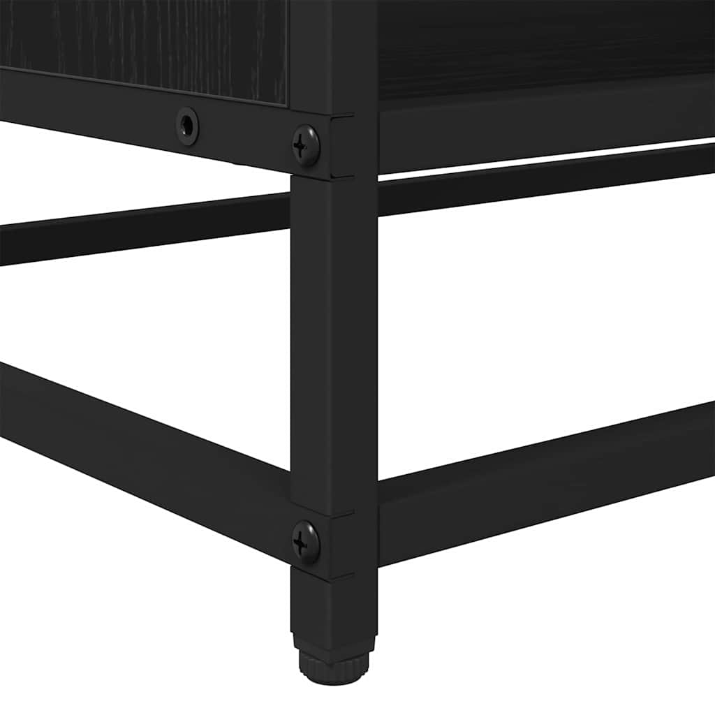 TV Enheder 61 x 40 x 46 cm Sort eg Konstrueret træ