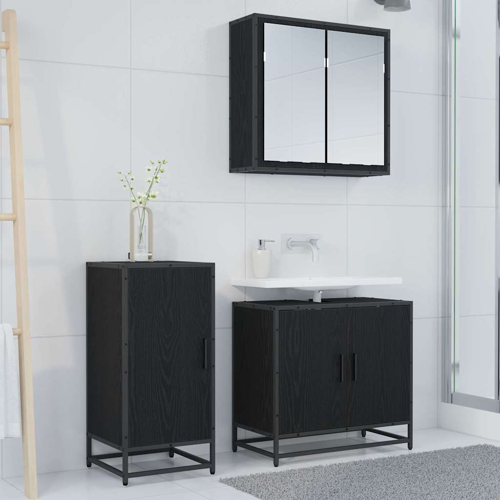 Sideboard Sort eg 35,5 x 35 x 76 cm