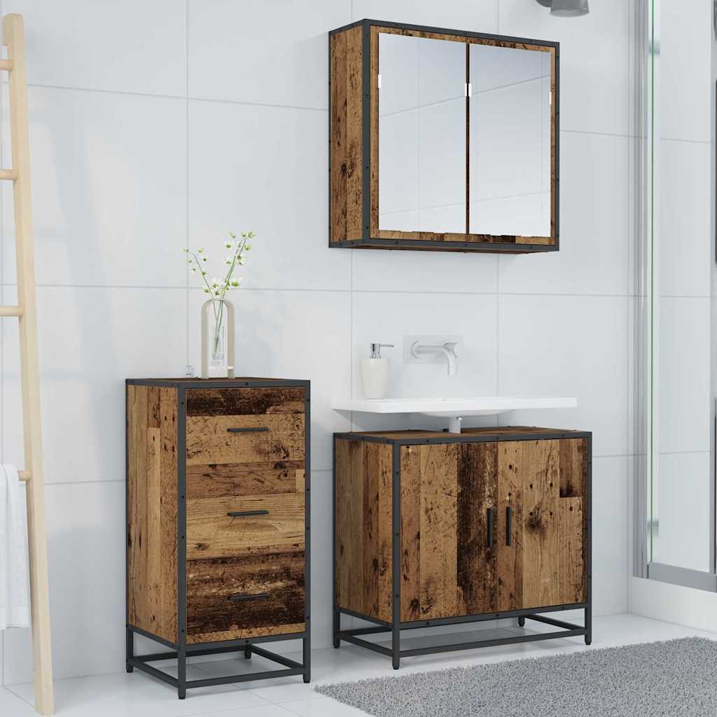 Sideboard Gammelt træ 35.5 x 35 x 76 cm